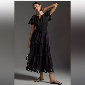 Anthropologie Somerset Maxi - cut work size Small